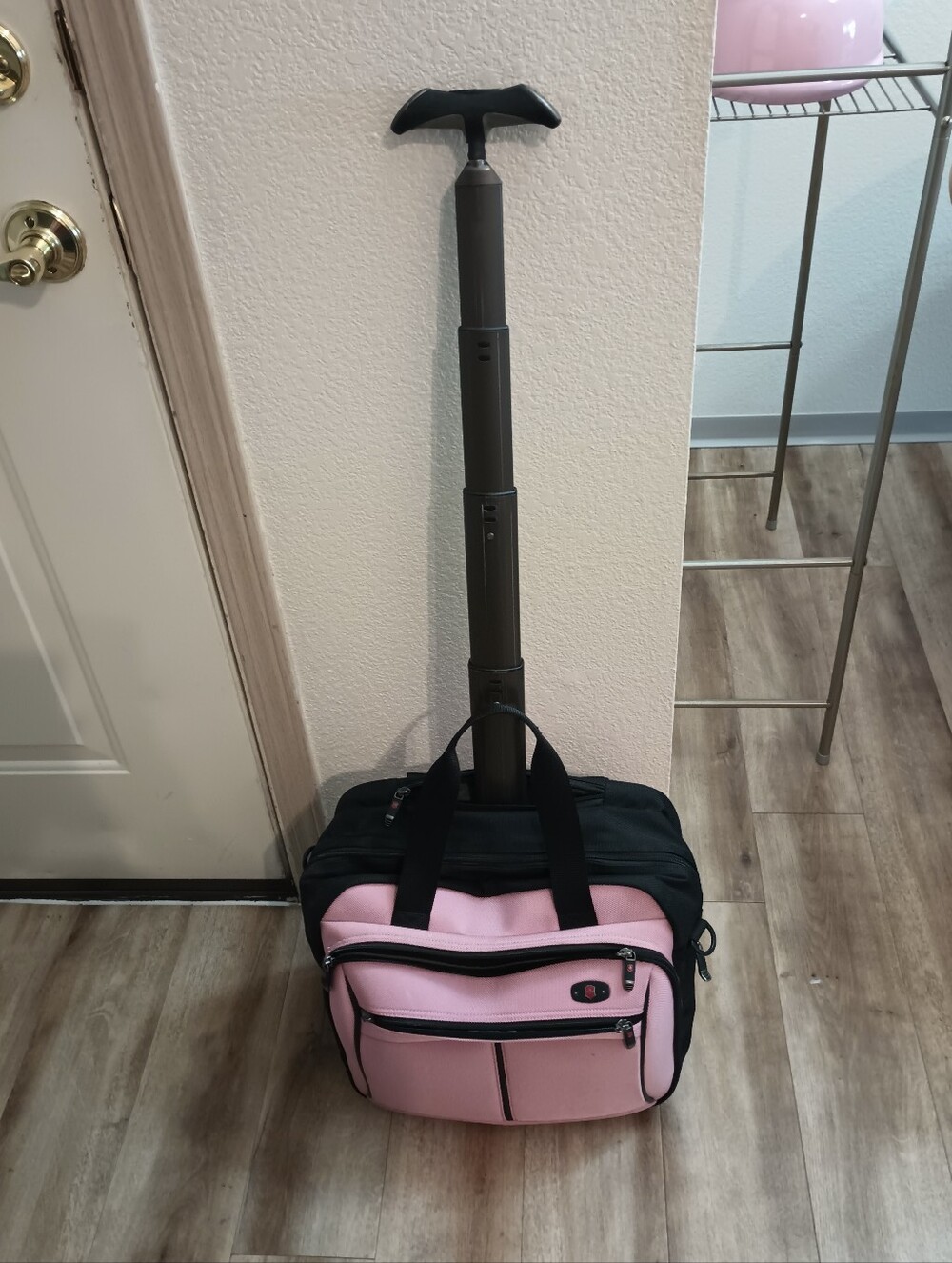 Swiss Gear Pink  Rolling Laptop Bag